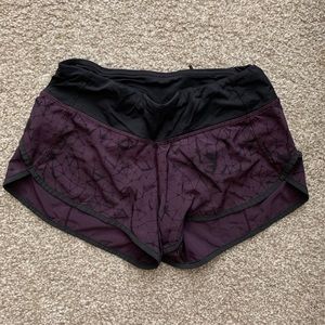 Purple Lululemon Athletic Shorts